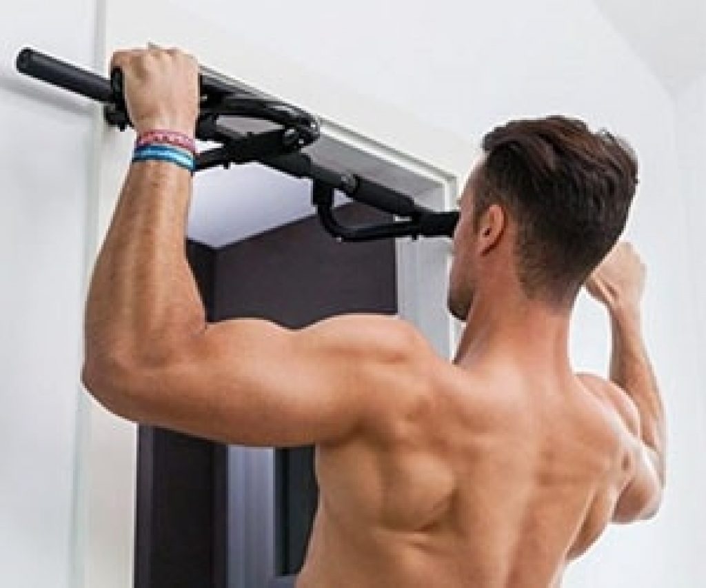 Barre De Traction Murale Robuste Avec 2 Anneaux - Montage Au Plafond - Support Jusqu'à 400 Lbs - Neuf