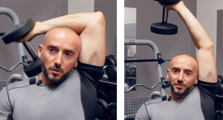 extension verticale une main