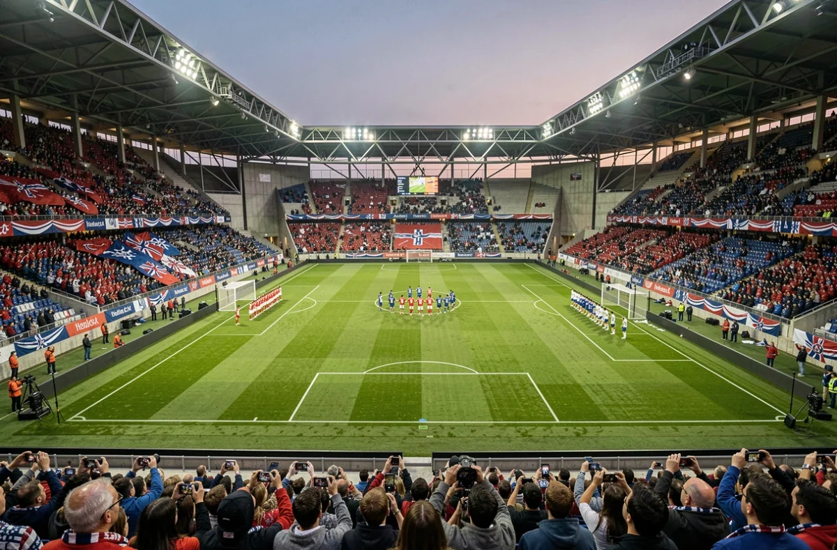 Stade du Parc des Princes avant le coup d'envoi du classique PSG contre l'Olympique de Marseille
